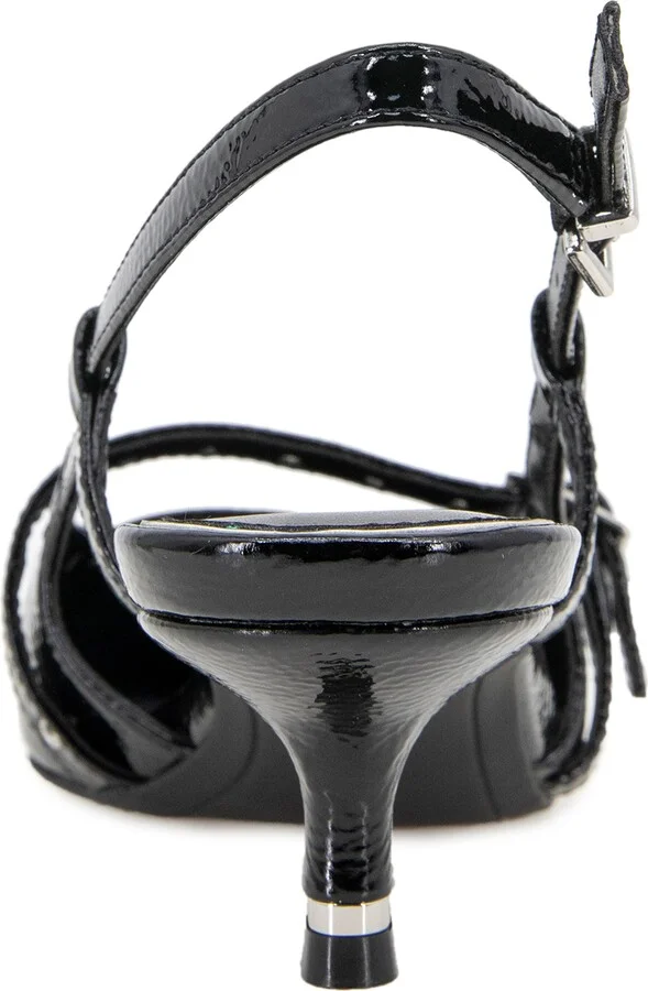 Martha Eyelet Slingback Kitten Heel Pump - Image 7