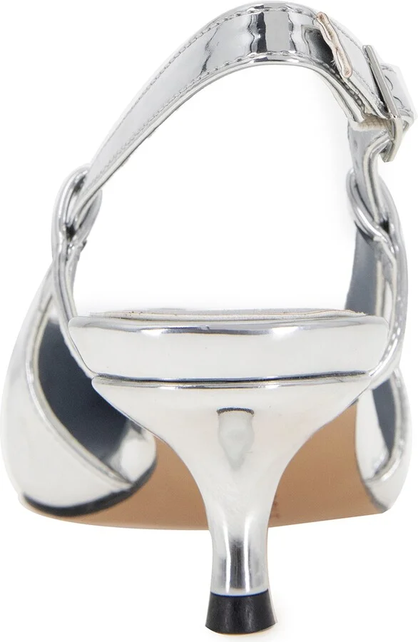 Martha Kitten Heel Slingback Pump - Image 7