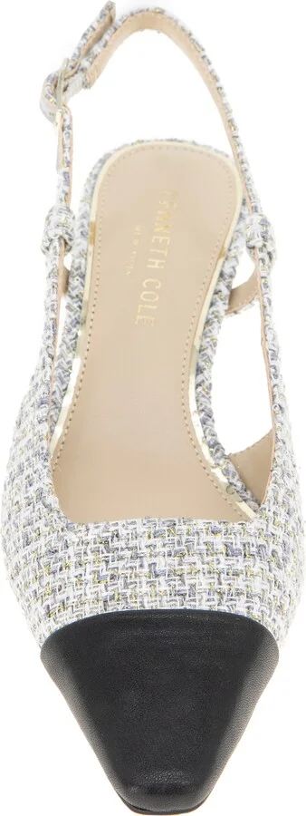 Martha Slingback Cap Toe Kitten Heel Pump - Image 4