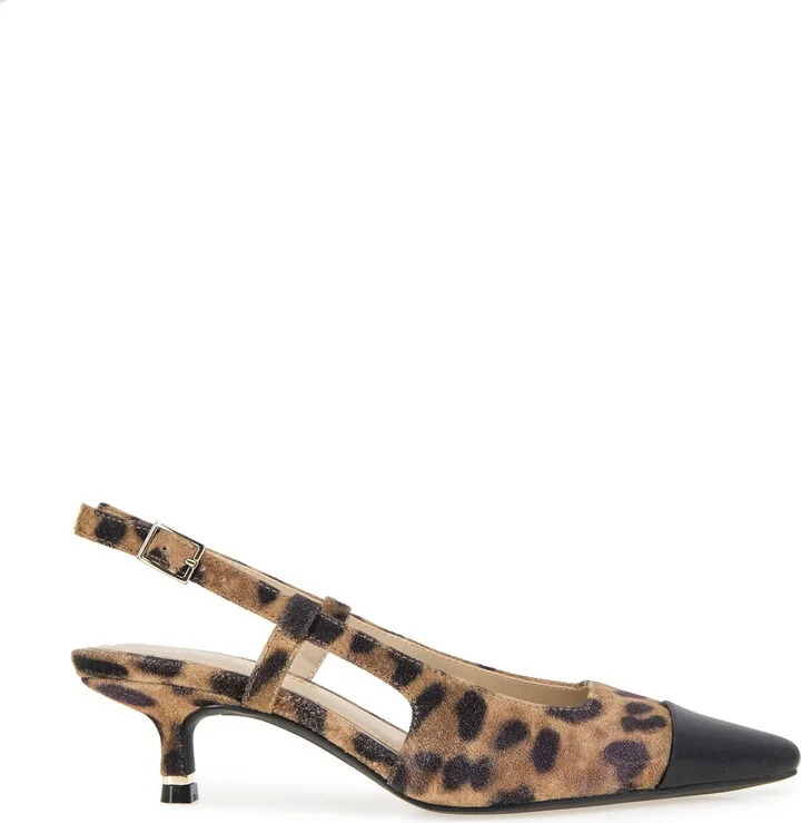 Martha Slingback Cap Toe Kitten Heel Pump - Image 11