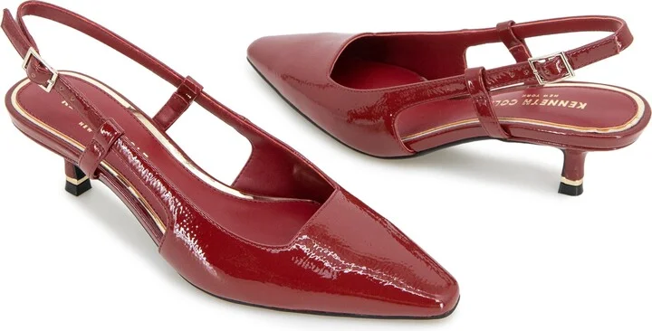 Martha Slingback Kitten Heel Pump - Image 8