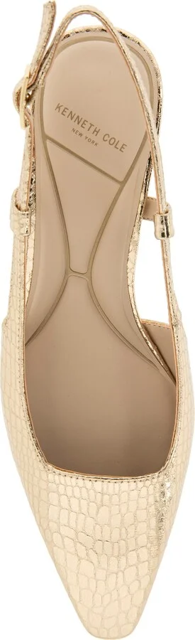 Martha Snakeskin Embossed Slingback Pump - Image 4
