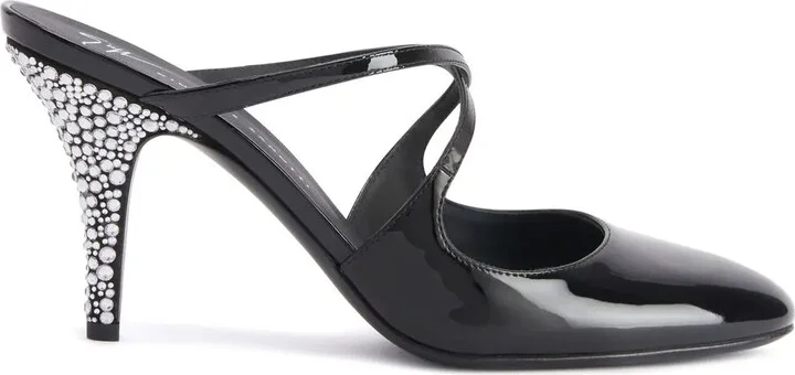 Marthe crystal 85mm mules