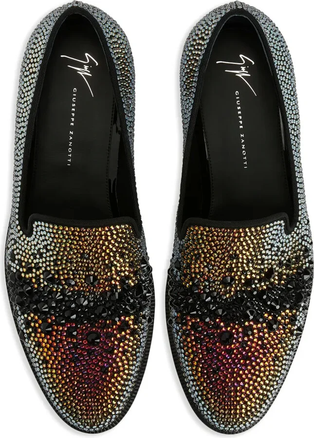 Marthinique crystal-embellished loafers - Image 4