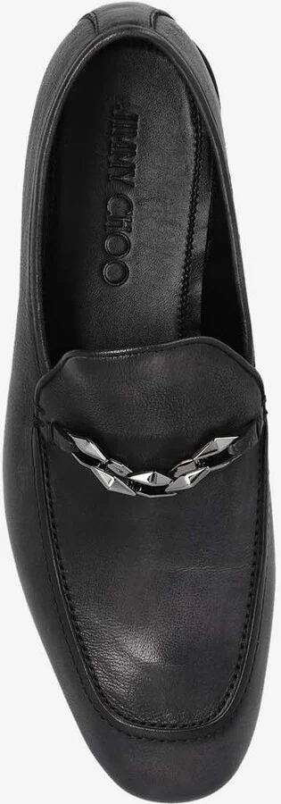 Marti Reverse Leather Loafers - Image 3