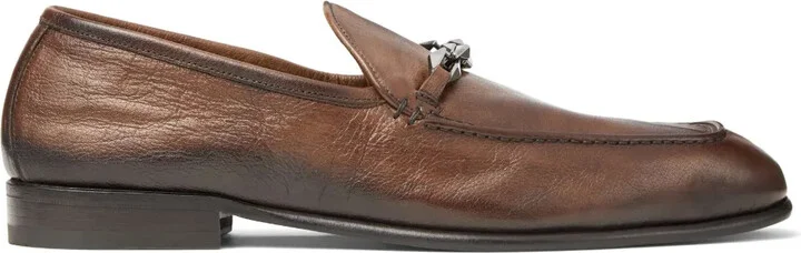 Marti Reverse leather loafers