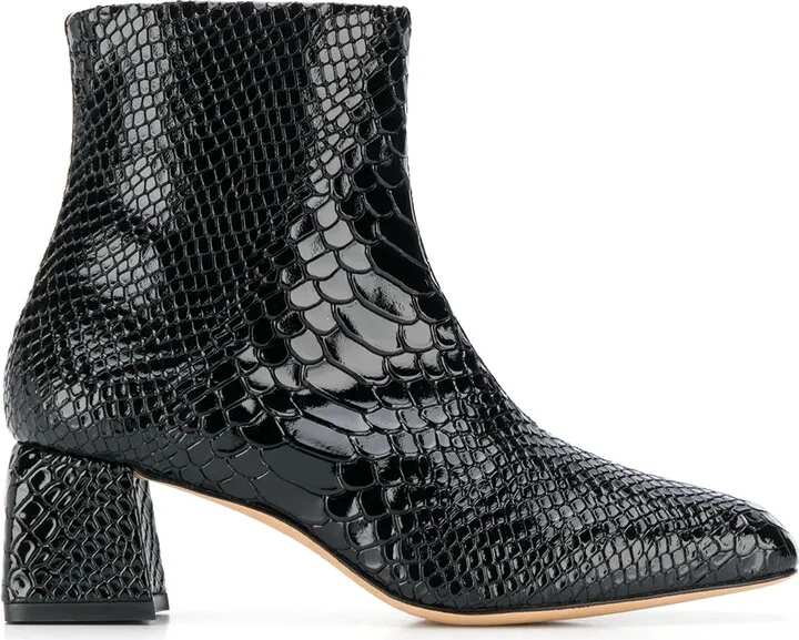 Marti snakeskin ankle boots