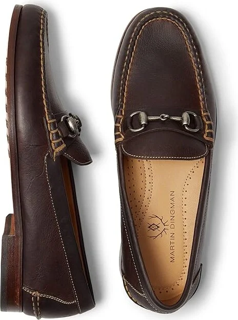 Martin Dingman All American Horse Bit Men's Shoes Walnut : 8 M, Leather