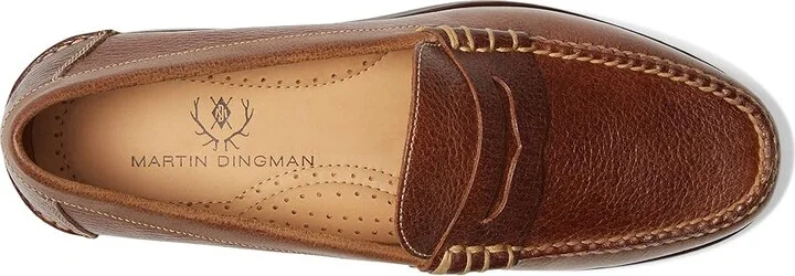 Martin Dingman All American Penny Men's Shoes Oak : 8 M, Leather - Image 2