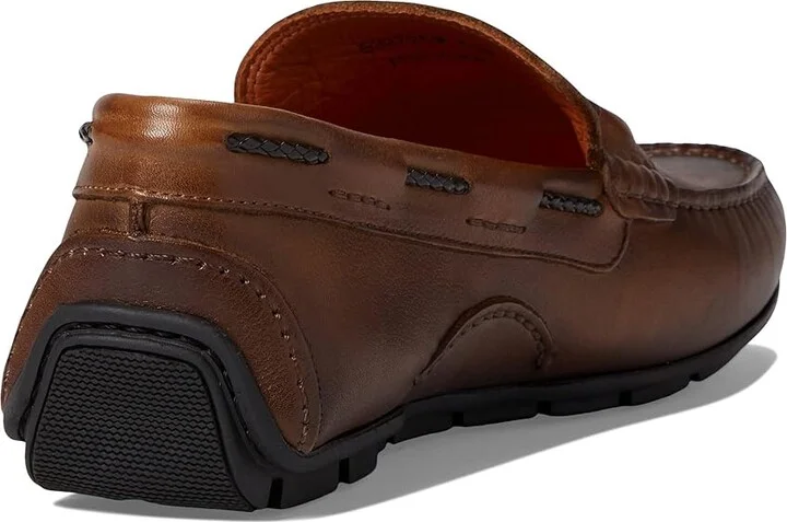 Martin Dingman Bermuda Braid Loafer Men's Shoes Bourbon : 8 M, Leather - Image 4