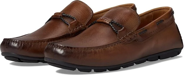 Martin Dingman Bermuda Braid Loafer Men's Shoes Bourbon : 8 M, Leather