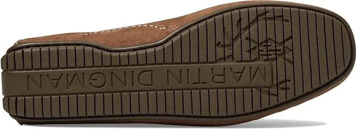 Martin Dingman Bermuda Horse Bit Loafer Men's Shoes Bark 1 : 9 M, Suede - Image 3