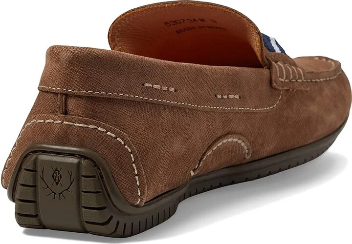 Martin Dingman Bermuda Horse Bit Loafer Men's Shoes Bark 1 : 9 M, Suede - Image 4