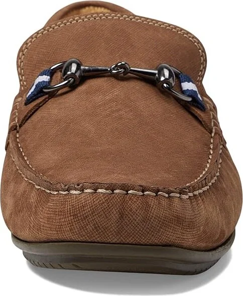 Martin Dingman Bermuda Horse Bit Loafer Men's Shoes Bark 1 : 9 M, Suede - Image 5