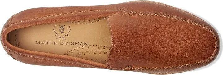 Martin Dingman Country Club Venetian Men's Slip on Shoes Cappuccino : 9.5 M, Leather - Image 2