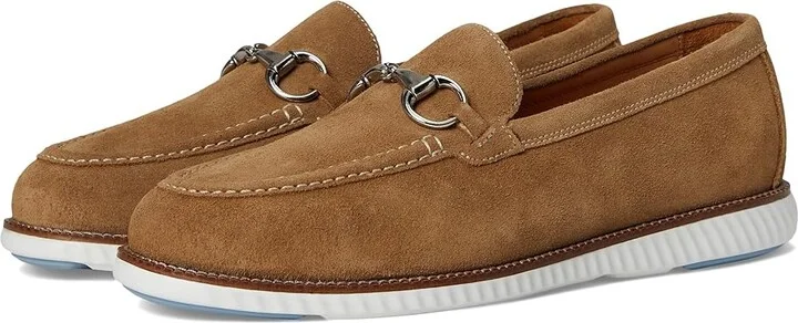 Martin Dingman Countryaire Horse Bit Men's Slip on Shoes Khaki : 8.5 M, Suede