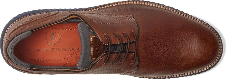 Martin Dingman Countryaire Plain Toe Men's Shoes Havana : 10.5 M, Leather - Image 2