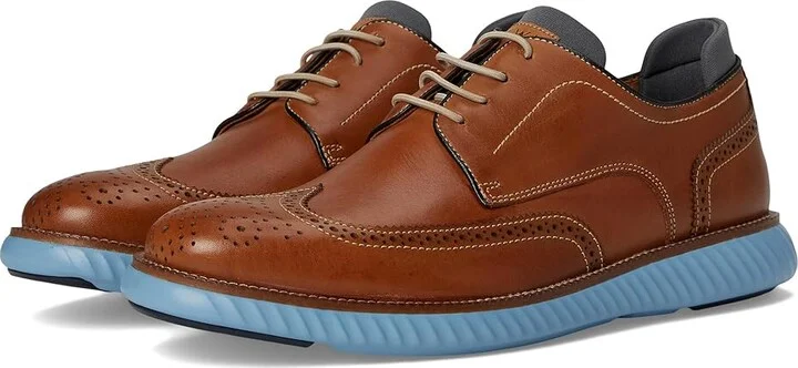 Martin Dingman Countryaire Wing Tip Men's Shoes Saddle Tan : 11.5 M, Leather