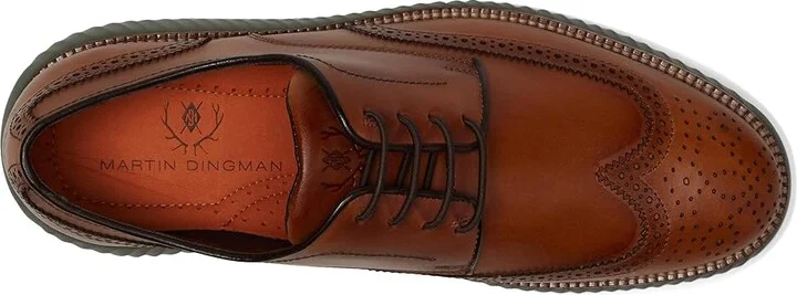 Martin Dingman Countryaire Wingtip Oxford Men's Shoes Pecan : 9.5 M, EVA/Lace/Leather - Image 2