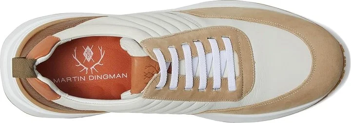 Martin Dingman Dawson Men's Shoes White/Sand 1 : 11 M, Leather - Image 2