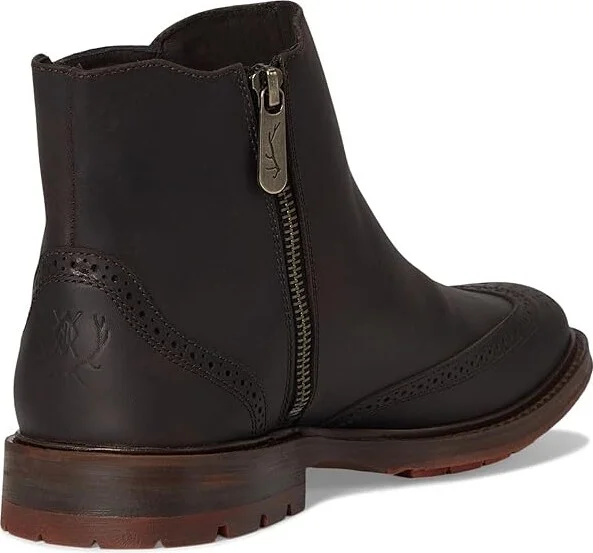 Martin Dingman McKinley Wingtip Boot Men's Lace-up Boots Dark Chocolate : 12 M, Leather - Image 4