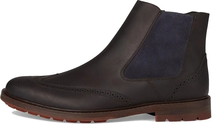 Martin Dingman McKinley Wingtip Boot Men's Lace-up Boots Dark Chocolate : 12 M, Leather - Image 6