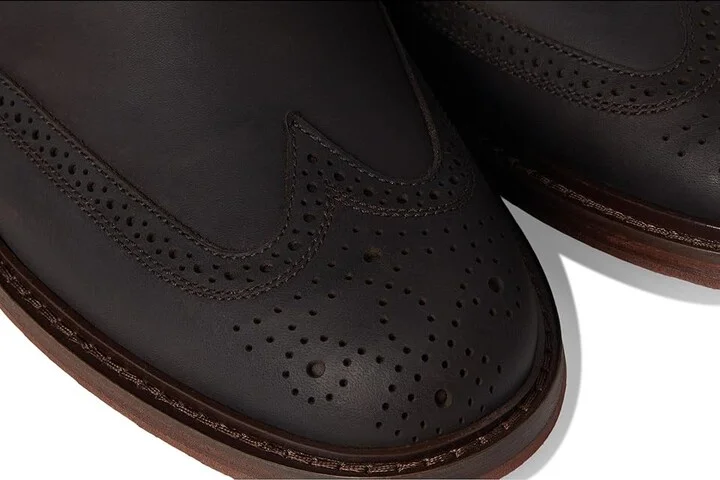 Martin Dingman McKinley Wingtip Boot Men's Lace-up Boots Dark Chocolate : 12 M, Leather - Image 7
