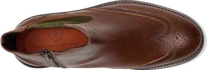 Martin Dingman McKinley Wingtip Boot Men's Lace-up Boots Oak : 10.5 M, Leather - Image 2