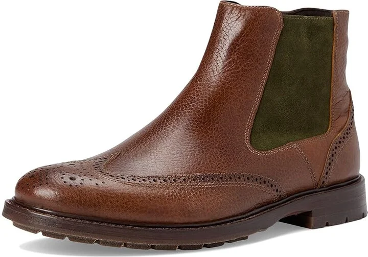 Martin Dingman McKinley Wingtip Boot Men's Lace-up Boots Oak : 10.5 M, Leather - Image 5