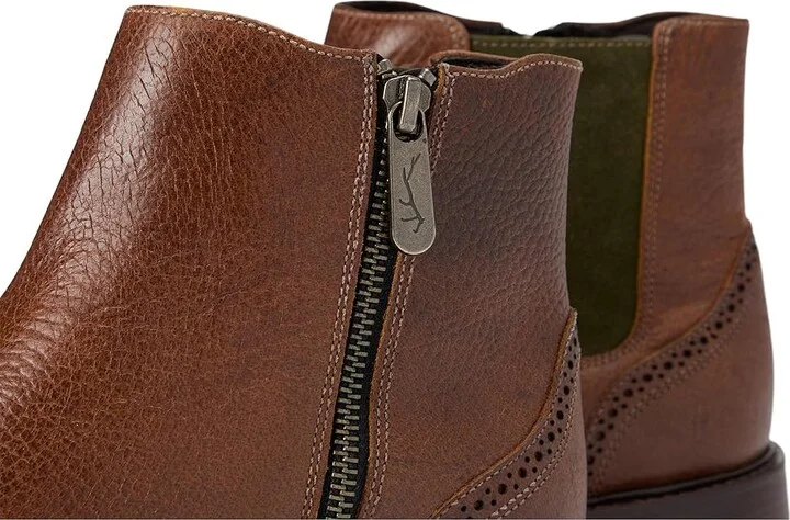 Martin Dingman McKinley Wingtip Boot Men's Lace-up Boots Oak : 10.5 M, Leather - Image 7
