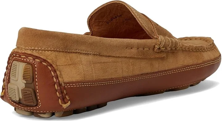 Martin Dingman Monte Carlo Penny Driving Style Loafer Men's Shoes Cappuccino : 10.5 M, Leather - Image 4