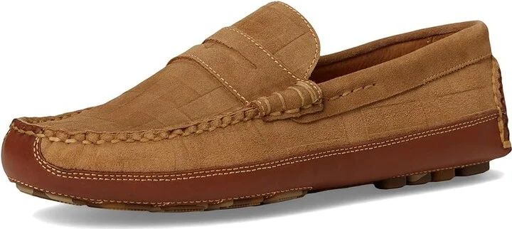Martin Dingman Monte Carlo Penny Driving Style Loafer Men's Shoes Cappuccino : 10.5 M, Leather - Image 5