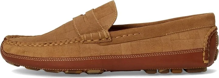 Martin Dingman Monte Carlo Penny Driving Style Loafer Men's Shoes Cappuccino : 10.5 M, Leather - Image 6