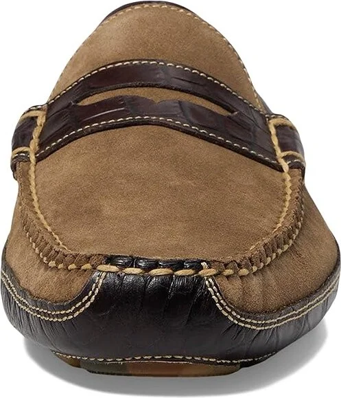 Martin Dingman Monte Carlo Penny Driving Style Loafer Men's Shoes Earth : 11.5 M, Leather - Image 5