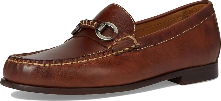 Martin Dingman Old Row Horse Bit Men's Lace Up Wing Tip Shoes Cigar : 8 M, Leather - Image 5