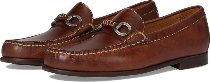 Martin Dingman Old Row Horse Bit Men's Lace Up Wing Tip Shoes Cigar : 8 M, Leather