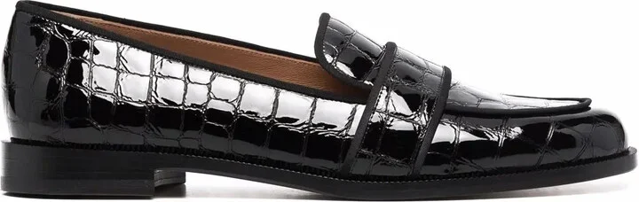 Martin snakeskin mocassins