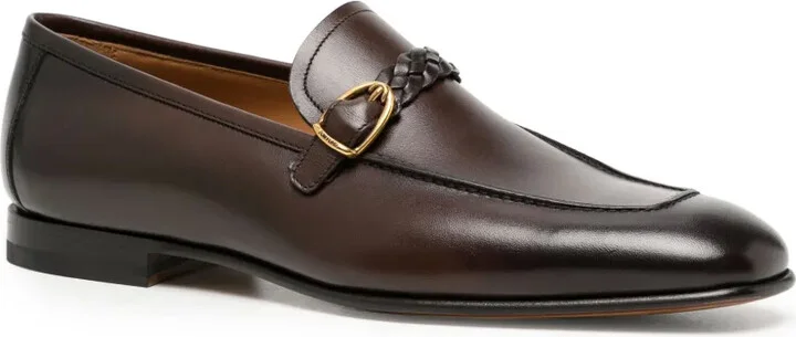 Martin woven-strap leather loafers - Image 2