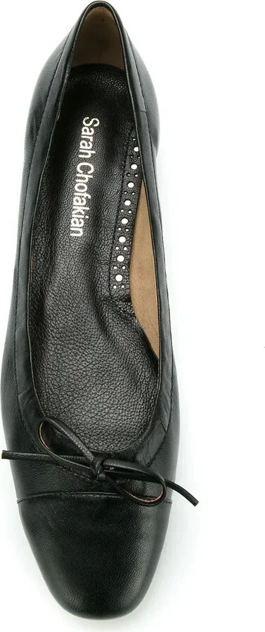 Martina leather ballerina shoes - Image 4