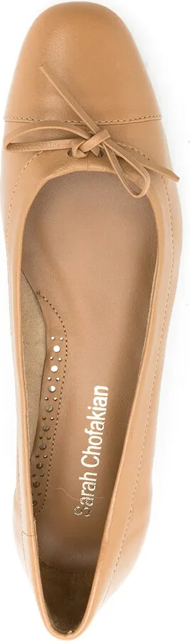 Martina leather ballerina shoes - Image 4