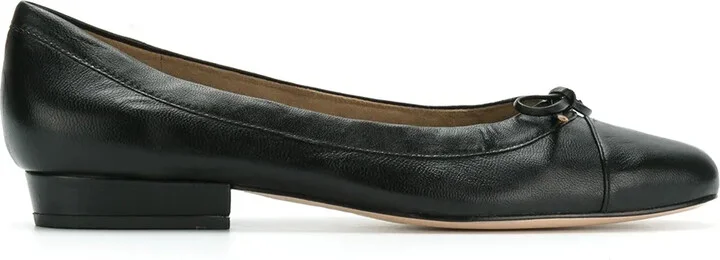 Martina leather ballerina shoes