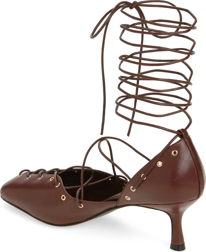 Martine Ankle Wrap Pump - Image 10