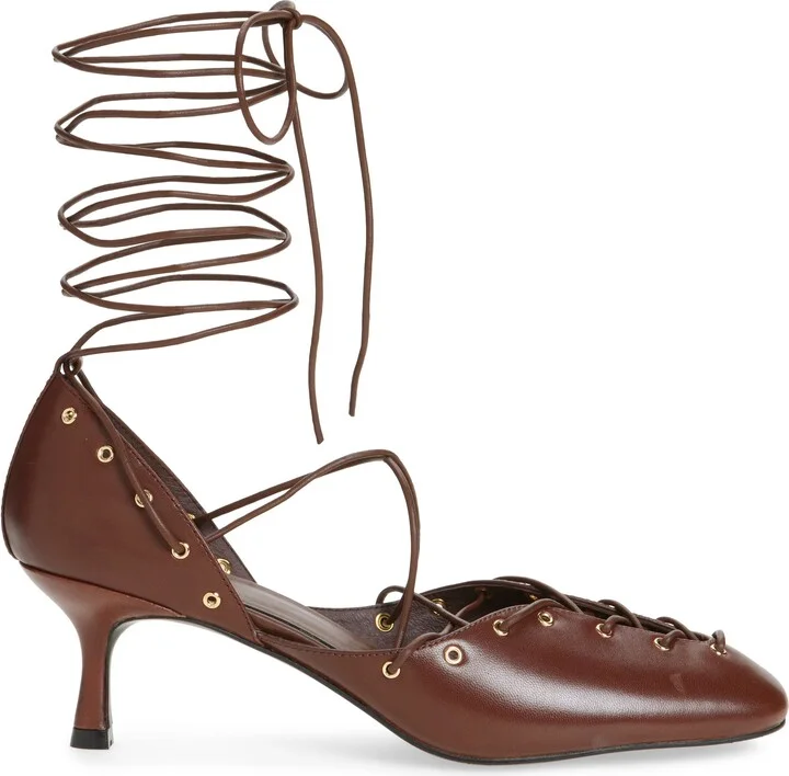 Martine Ankle Wrap Pump - Image 11