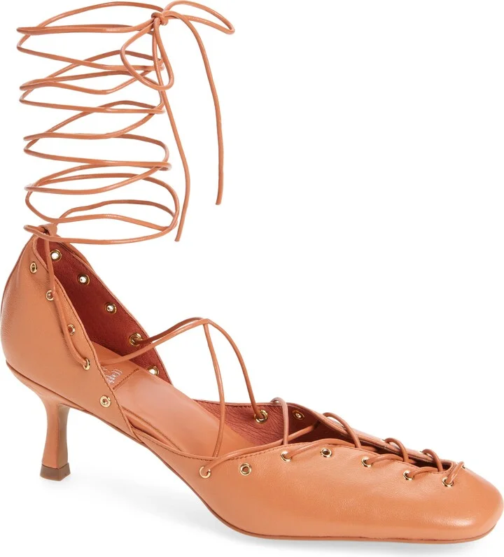 Martine Ankle Wrap Pump