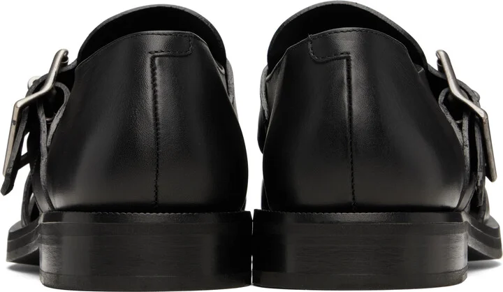 Martine Rose Black Bondage Belt Sandals - Image 2