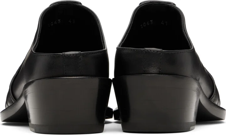 Martine Rose Black Cowboy Mules - Image 2