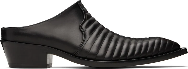 Martine Rose Black Cowboy Mules