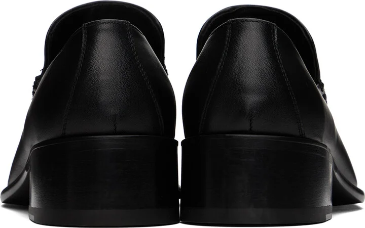 Martine Rose Black Snout Stitch Loafers - Image 2