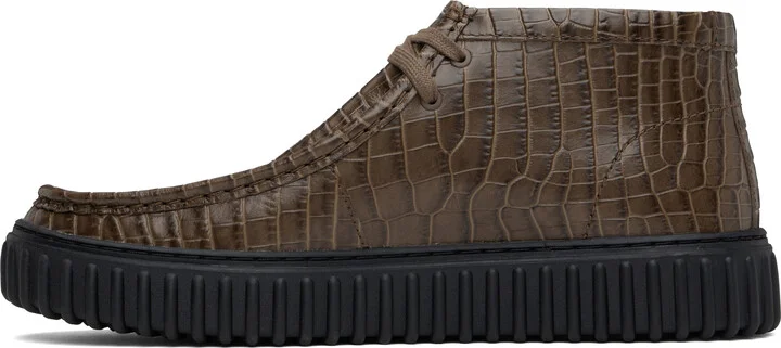 Martine Rose Brown Clarks Edition Torhill Desert Boots - Image 3