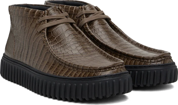 Martine Rose Brown Clarks Edition Torhill Desert Boots - Image 4
